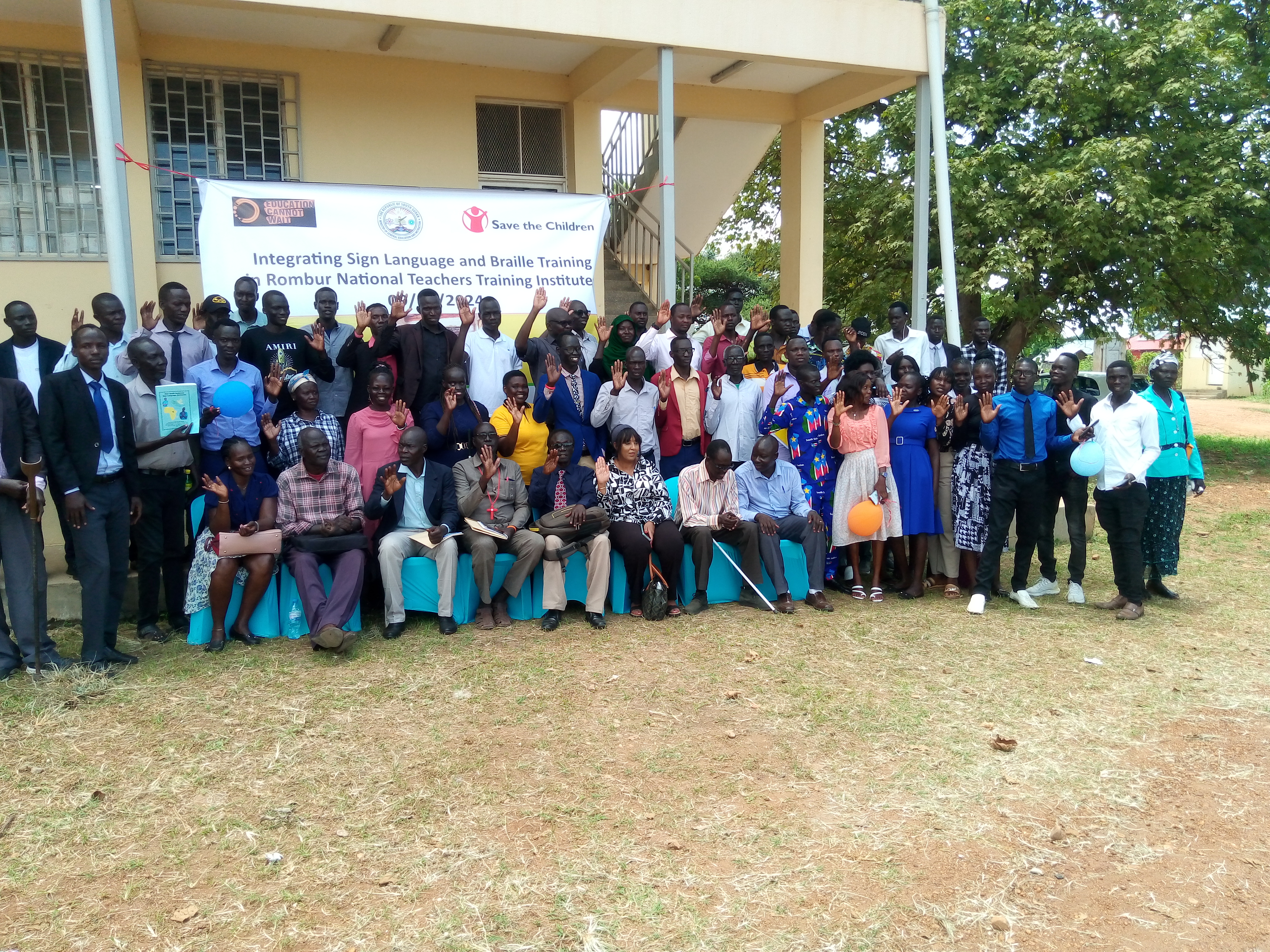 Sign Language and Braille Training Launched in Juba