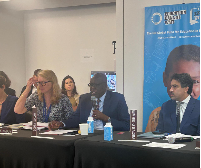 Minister Kuyok Abol Kuyok Advocates for Education at UN General Assembly (UNGA 80) in New York